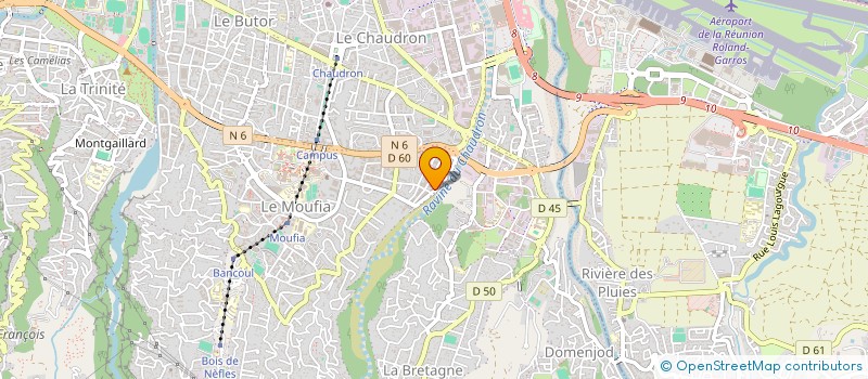 localisation de l'entreprise DELIVREX à SAINT-DENIS