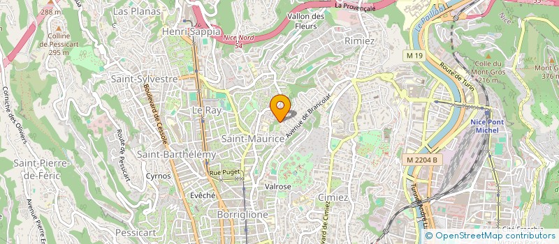 localisation de l'entreprise DELIVROOM à NICE