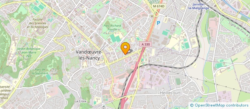 localisation de l'entreprise DELIVRYFRANCE  VANDUVRE-LES-NANCY