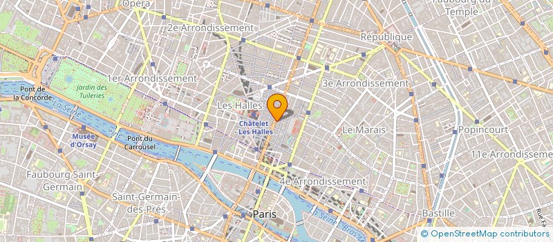 localisation de l'entreprise DELIZ à PARIS