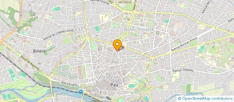localisation de l'entreprise DELIZON à PAU