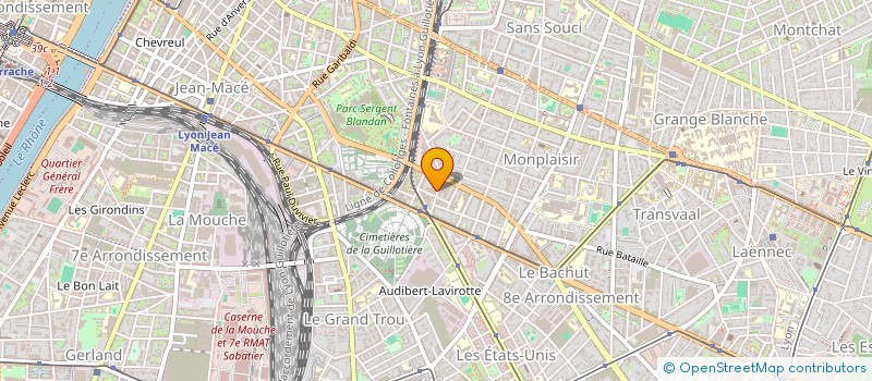 localisation de l'entreprise DELIZZY BARAZZUTTI  LYON