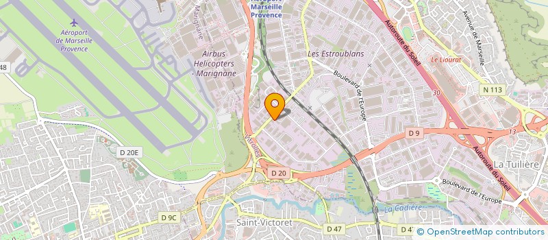 localisation de l'entreprise DELKA AGENCEMENT à VITROLLES