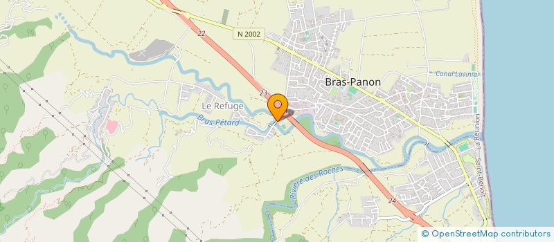 localisation de l'entreprise DELKANE  BRAS-PANON