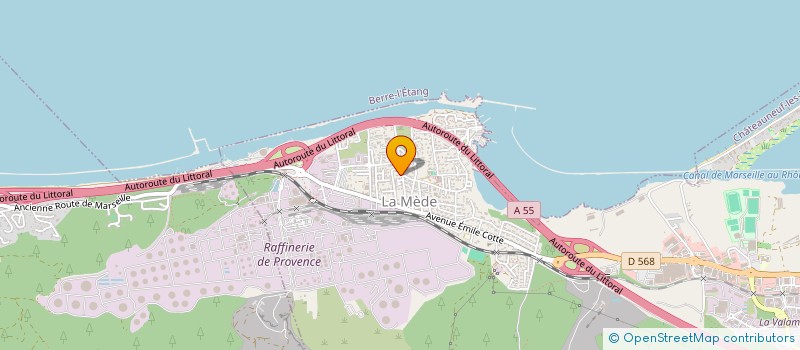 localisation de l'entreprise DELKEL TRANSPORTS SAS à CHATEAUNEUF-LES-MARTIGUES