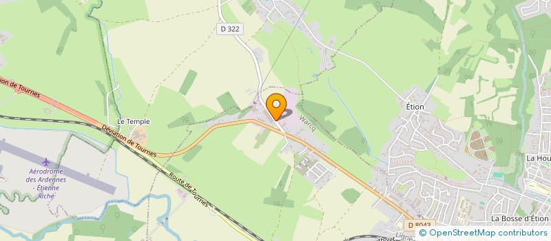 localisation de l'entreprise DELL'ATTI FRANCK ET FILS  WARCQ