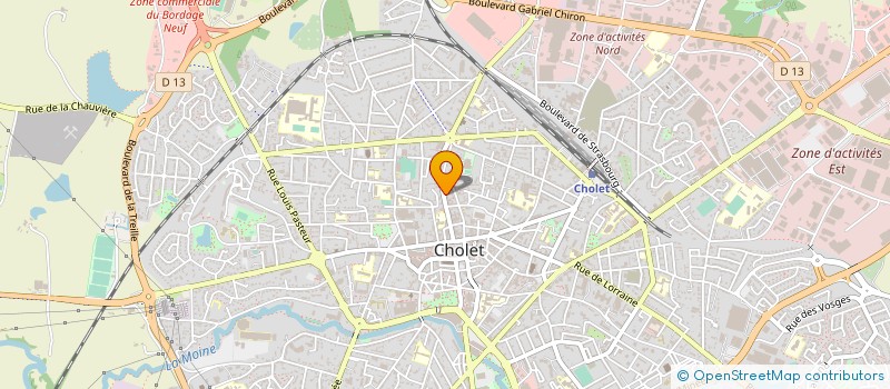 localisation de l'entreprise DELL'SHOES à CHOLET