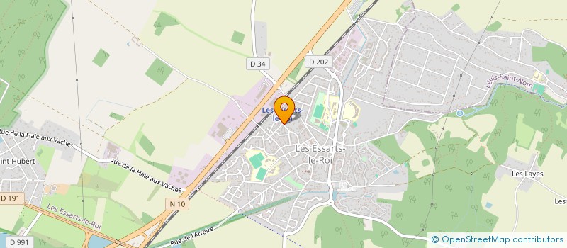 localisation de l'entreprise DELLA GIUSTINA ET FILLE  LES ESSARTS-LE-ROI