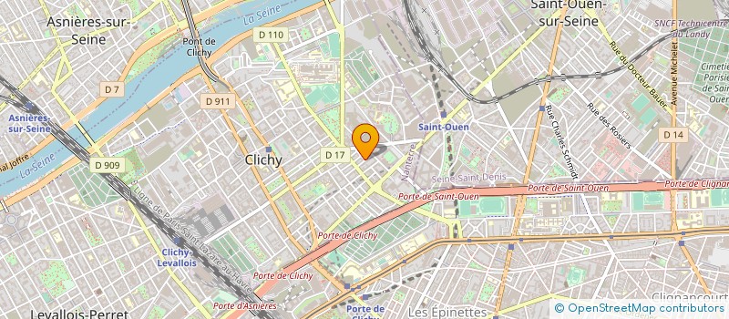 localisation de l'entreprise DELLAC BATI à CLICHY