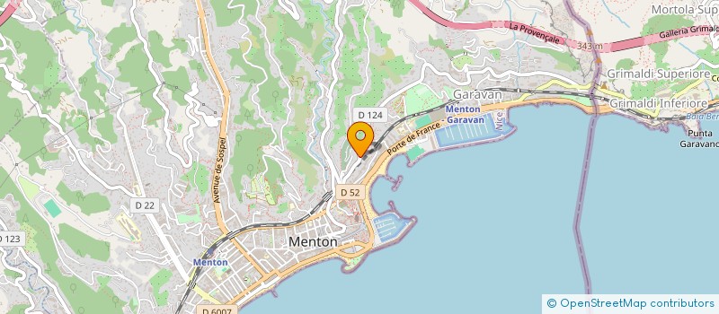 localisation de l'entreprise DELLAVALLE G F G à MENTON