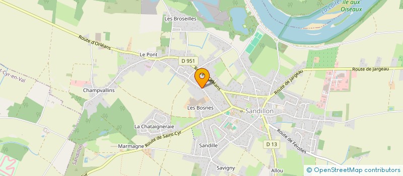 localisation de l'entreprise DELLAVIA à OLIVET