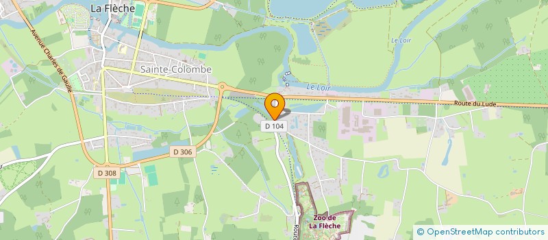 localisation de l'entreprise DELLEM 72  LA FLECHE