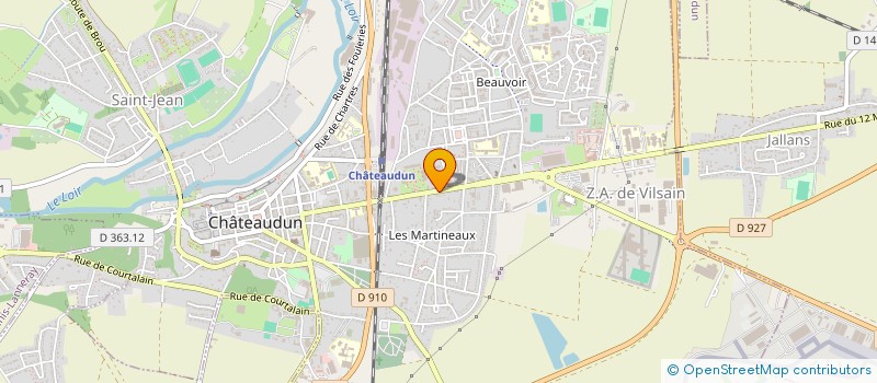 localisation de l'entreprise DELLER à CHATEAUDUN