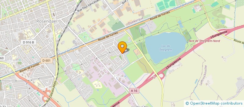 localisation de l'entreprise DELLERIE  TETEGHEM-COUDEKERQUE-VILLAGE