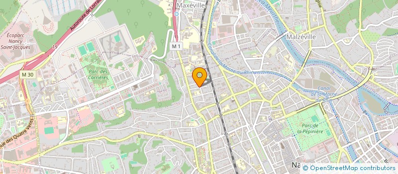 localisation de l'entreprise DELLI GATTI LAFONTAINE HOLDING  NANCY