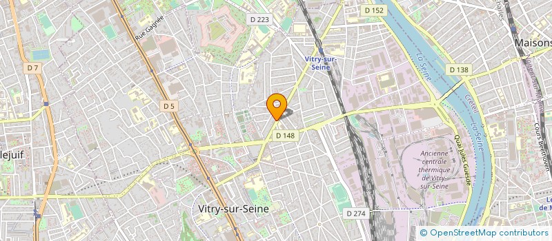 localisation de l'entreprise DELLICICCHI ARMAND  VITRY-SUR-SEINE