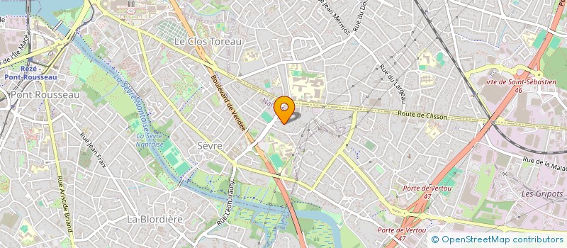 localisation de l'entreprise DELLOUEST  NANTES