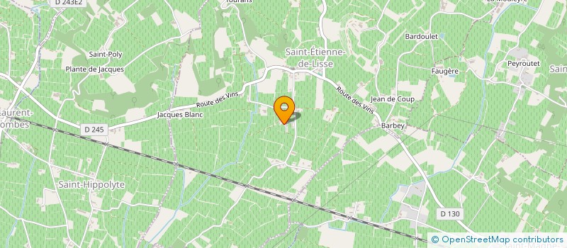 localisation de l'entreprise DELLUC ROQUEFERE  SAINT-SULPICE-DE-FALEYRENS