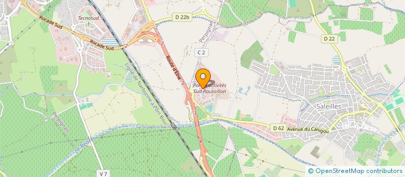 localisation de l'entreprise DELLYS  SALEILLES