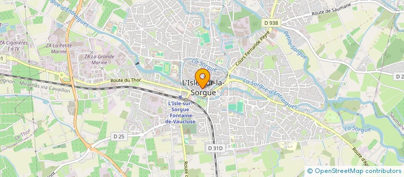 localisation de l'entreprise DELLYS MEDITERRANEE  L'ISLE-SUR-LA-SORGUE