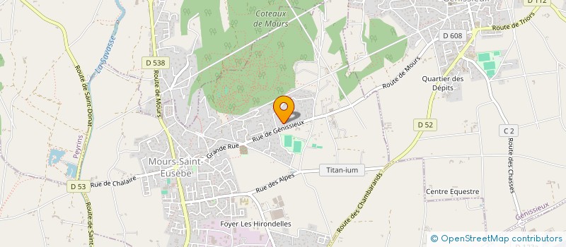 localisation de l'entreprise DELM  MOURS-SAINT-EUSEBE