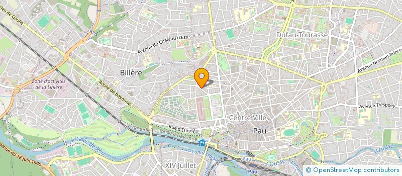 localisation de l'entreprise DELMA à PAU