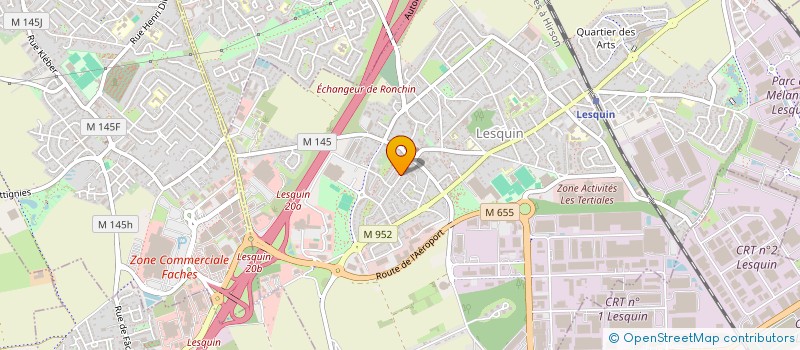 localisation de l'entreprise DELMAET HOLDING à LESQUIN