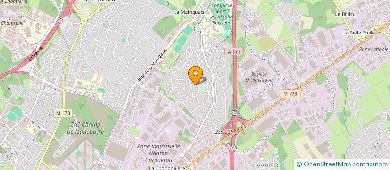 localisation de l'entreprise DELMAGIA  CARQUEFOU