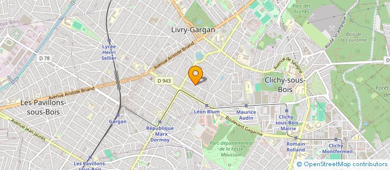 localisation de l'entreprise DELMAH à LIVRY-GARGAN