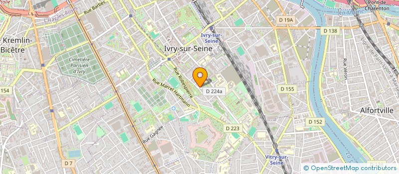 localisation de l'entreprise DELMAR à IVRY-SUR-SEINE