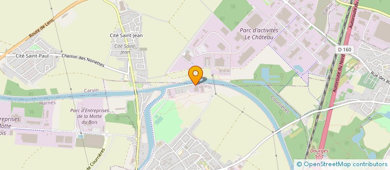 localisation de l'entreprise DELMAR BETSINOR à COURRIERES