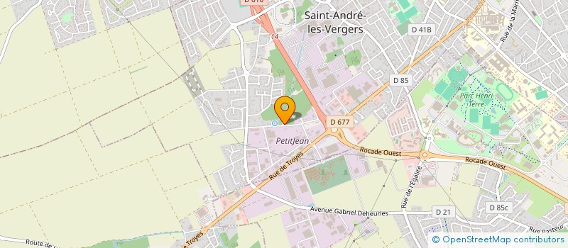 localisation de l'entreprise DELMAR IMMO TROYES  SAINT ANDRE LES VERGERS