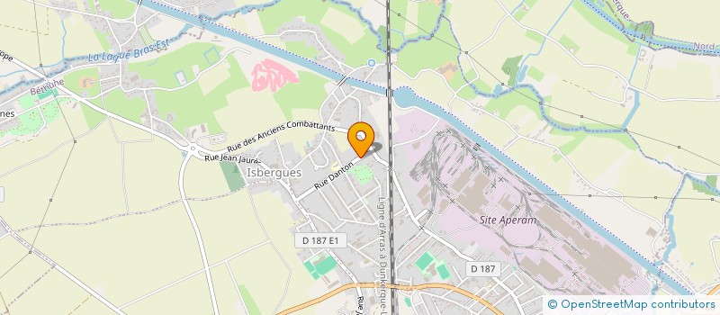 localisation de l'entreprise DELMARE FAMILY  ISBERGUES