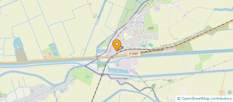 localisation de l'entreprise DELMAREV à L'ILE-D'ELLE
