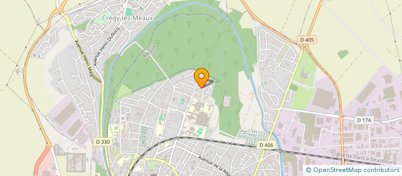 localisation de l'entreprise DELMAS à MEAUX