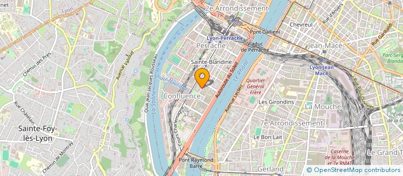 localisation de l'entreprise DELMAS à LYON