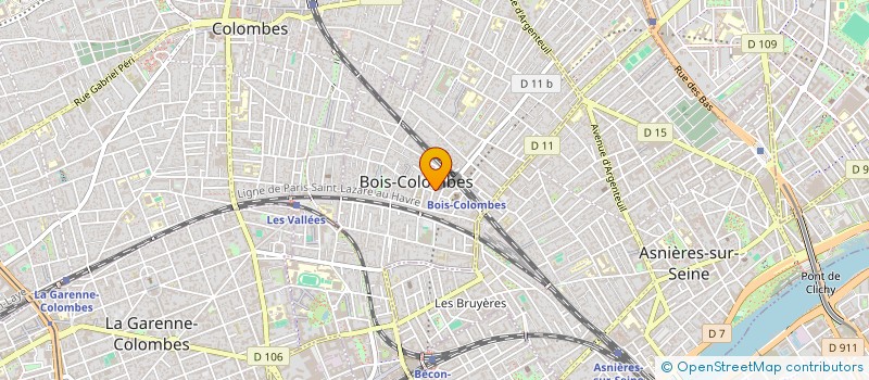 localisation de l'entreprise DELMAS CHARLOTTE ET DELMAS CEDRIC à BOIS-COLOMBES