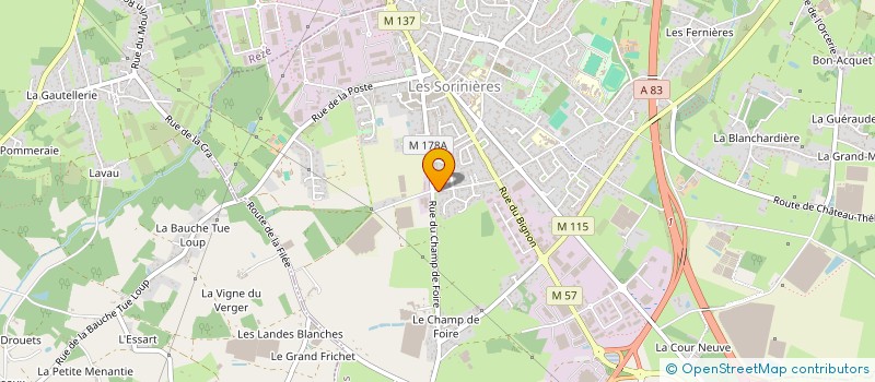 localisation de l'entreprise DELMAS CONSEIL à LES SORINIERES