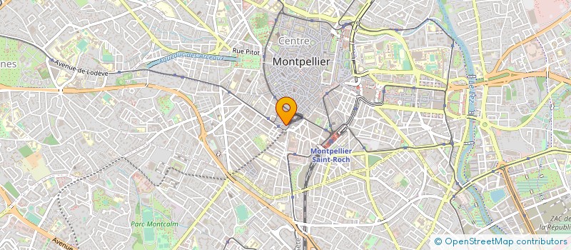 localisation de l'entreprise DELMAS DANIELLE ROSSI SYLVIE à MONTPELLIER