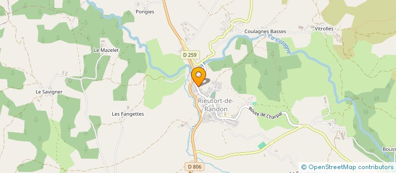 localisation de l'entreprise DELMAS FRERES à MONTS-DE-RANDON