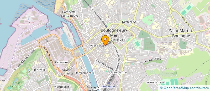 localisation de l'entreprise DELMAS FROMENTEIL CELINE à BOULOGNE-SUR-MER
