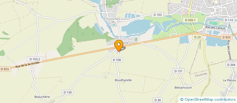 localisation de l'entreprise DELMAS IMMOBILIERS à CHUISNES