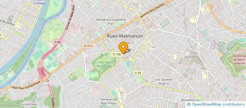localisation de l'entreprise DELMAS PATRIMOINE à RUEIL-MALMAISON