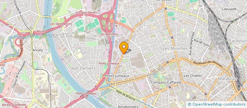 localisation de l'entreprise DELMAS YANN & CHANDRU ISABELLE  TOULOUSE