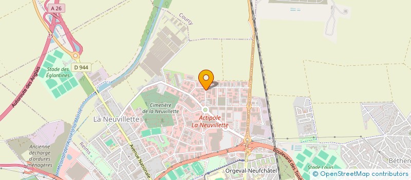 localisation de l'entreprise DELMATT NEUVILLETTE  REIMS