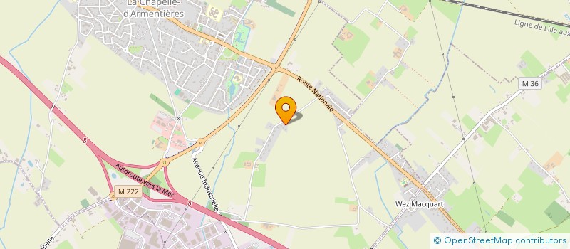 localisation de l'entreprise DELMAXSHETTLE  LA CHAPELLE-D'ARMENTIERES