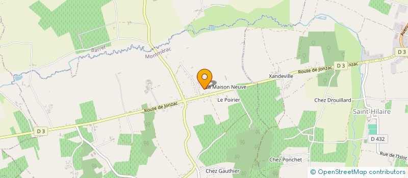 localisation de l'entreprise DELMER  MONTMERAC