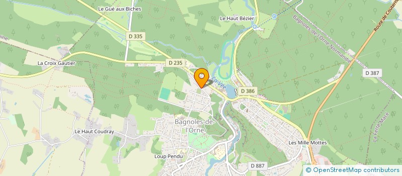 localisation de l'entreprise DELMER INVESTISSEMENT à BAGNOLES-DE-L'ORNE-NORMANDIE