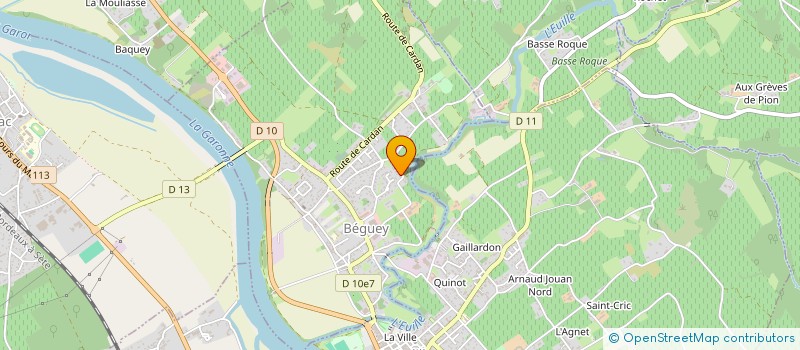 localisation de l'entreprise DELMI  BEGUEY