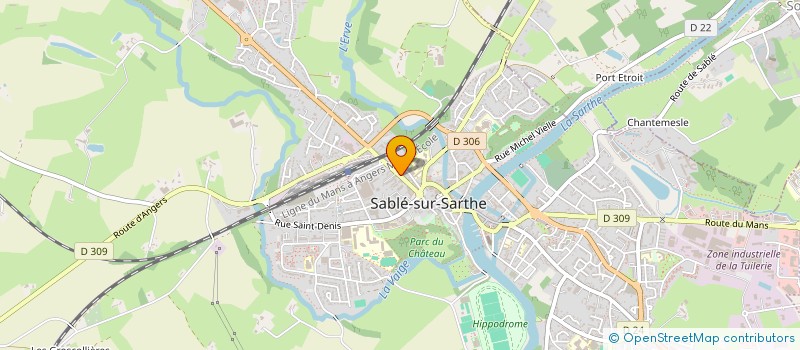 localisation de l'entreprise DELMON-CONCEPT  SABLE SUR SARTHE